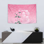 Personalised Pink Boronia of Hope Tapestry Australia’s Fight Against Breast Cancer - Aussie Hoodie