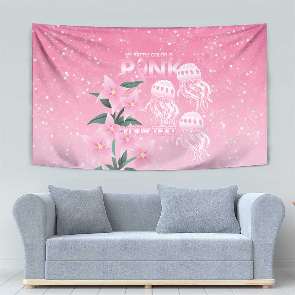 Personalised Pink Boronia of Hope Tapestry Australia’s Fight Against Breast Cancer - Aussie Hoodie