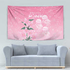 Personalised Pink Boronia of Hope Tapestry Australia’s Fight Against Breast Cancer - Aussie Hoodie