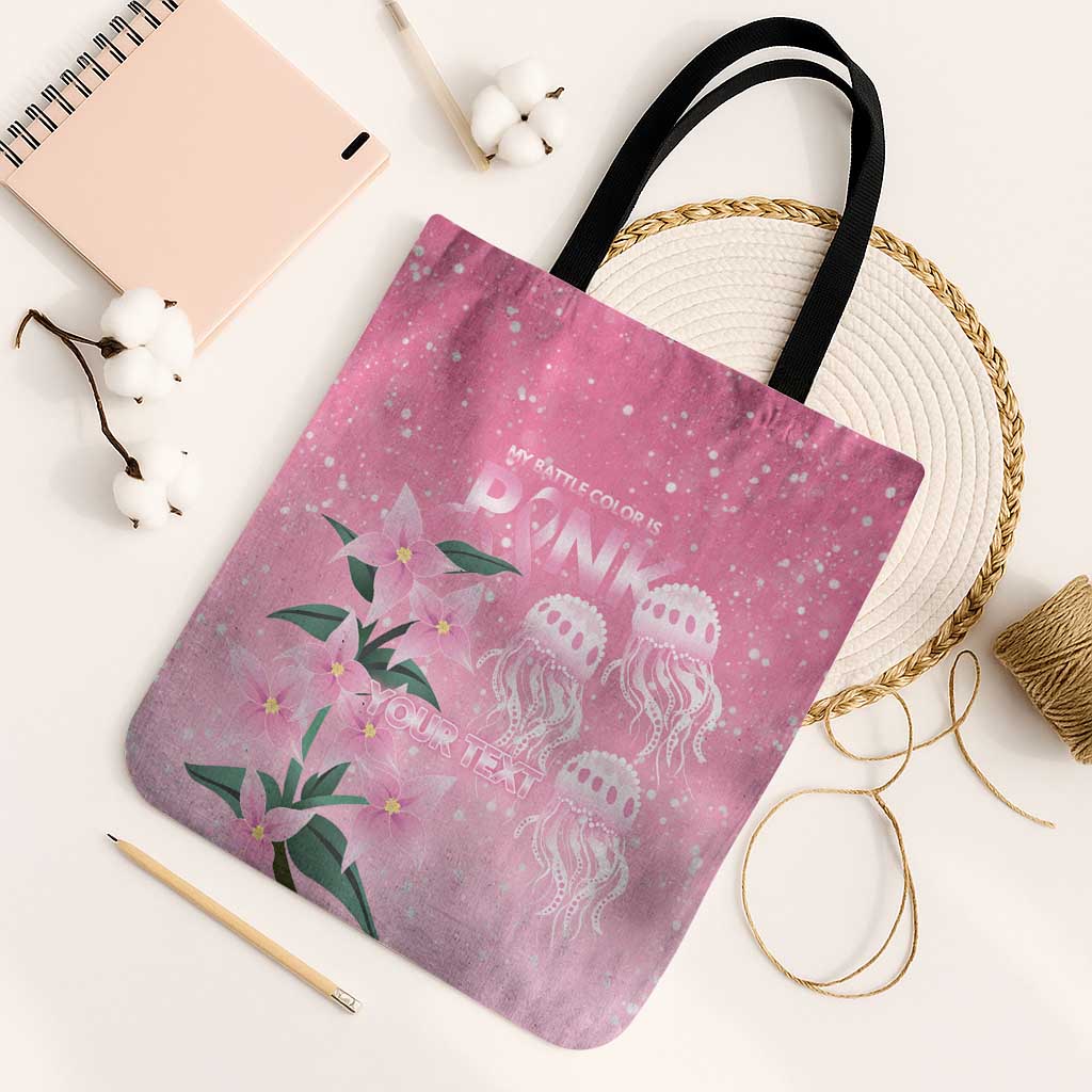 Personalised Pink Boronia of Hope Tote Bag Australia’s Fight Against Breast Cancer - Aussie Hoodie