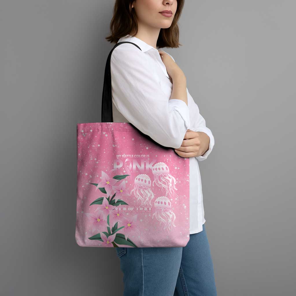 Personalised Pink Boronia of Hope Tote Bag Australia’s Fight Against Breast Cancer - Aussie Hoodie