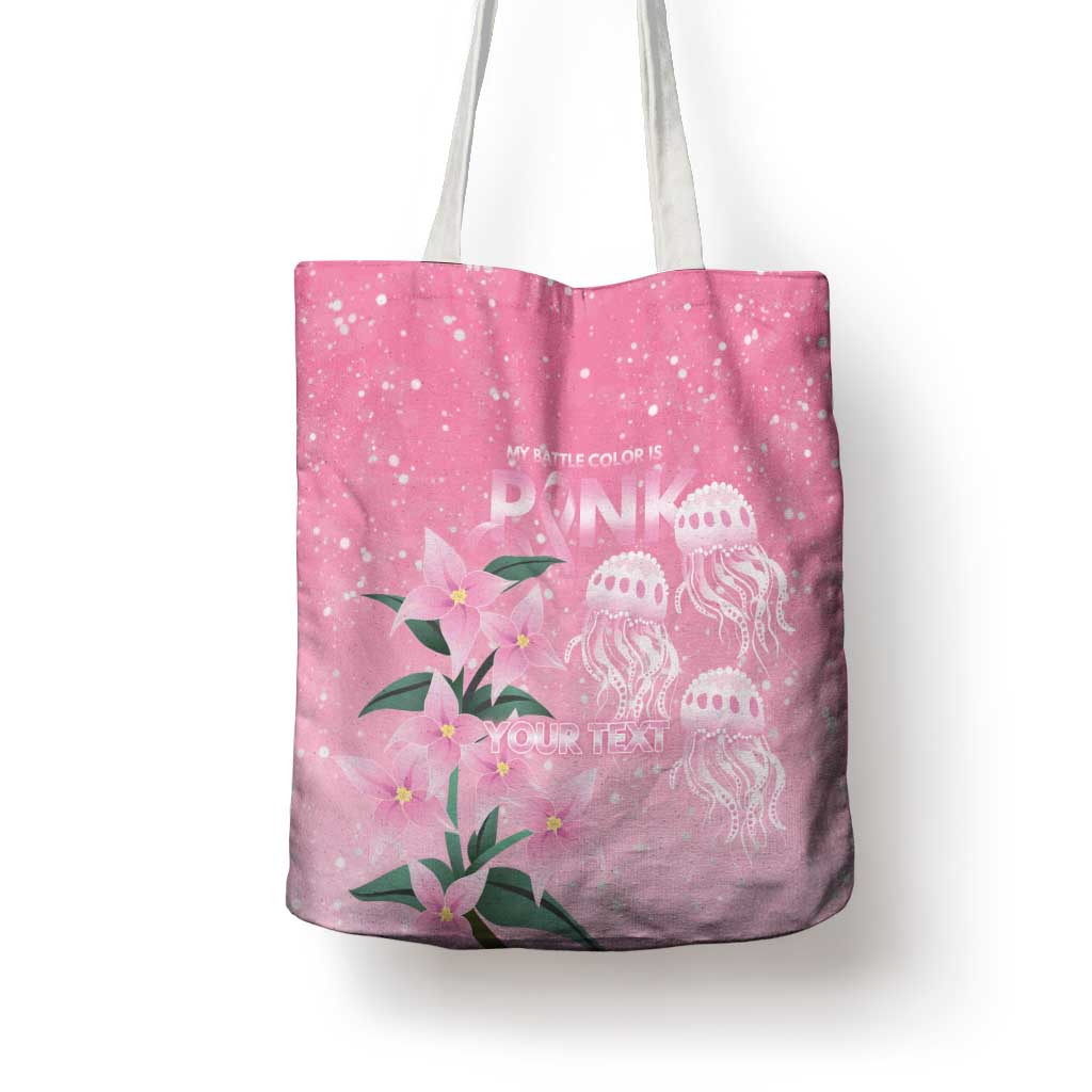 Personalised Pink Boronia of Hope Tote Bag Australia’s Fight Against Breast Cancer - Aussie Hoodie