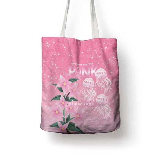 Personalised Pink Boronia of Hope Tote Bag Australia’s Fight Against Breast Cancer - Aussie Hoodie