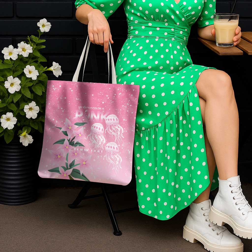 Personalised Pink Boronia of Hope Tote Bag Australia’s Fight Against Breast Cancer - Aussie Hoodie