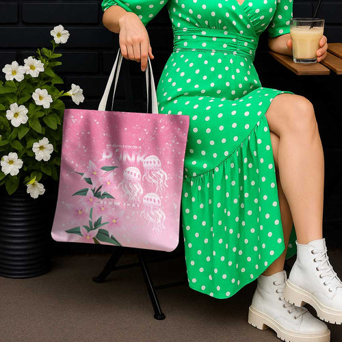Personalised Pink Boronia of Hope Tote Bag Australia’s Fight Against Breast Cancer - Aussie Hoodie
