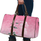 Personalised Pink Boronia of Hope Travel Bag Australia’s Fight Against Breast Cancer - Aussie Hoodie