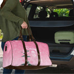 Personalised Pink Boronia of Hope Travel Bag Australia’s Fight Against Breast Cancer - Aussie Hoodie