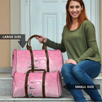 Personalised Pink Boronia of Hope Travel Bag Australia’s Fight Against Breast Cancer - Aussie Hoodie