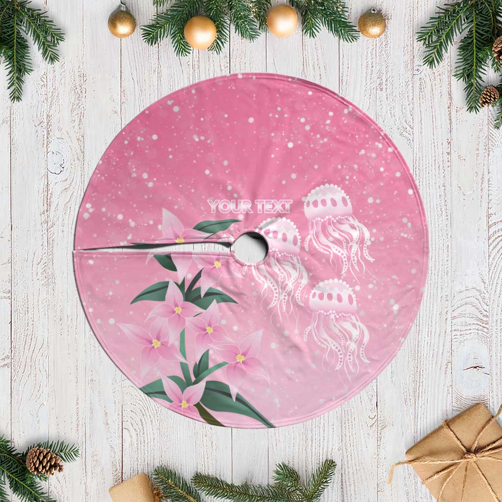 Personalised Pink Boronia of Hope Tree Skirt Australia’s Fight Against Breast Cancer - Aussie Hoodie
