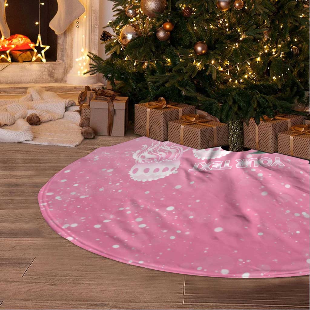Personalised Pink Boronia of Hope Tree Skirt Australia’s Fight Against Breast Cancer - Aussie Hoodie