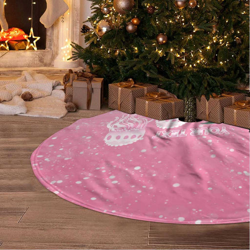 Personalised Pink Boronia of Hope Tree Skirt Australia’s Fight Against Breast Cancer - Aussie Hoodie