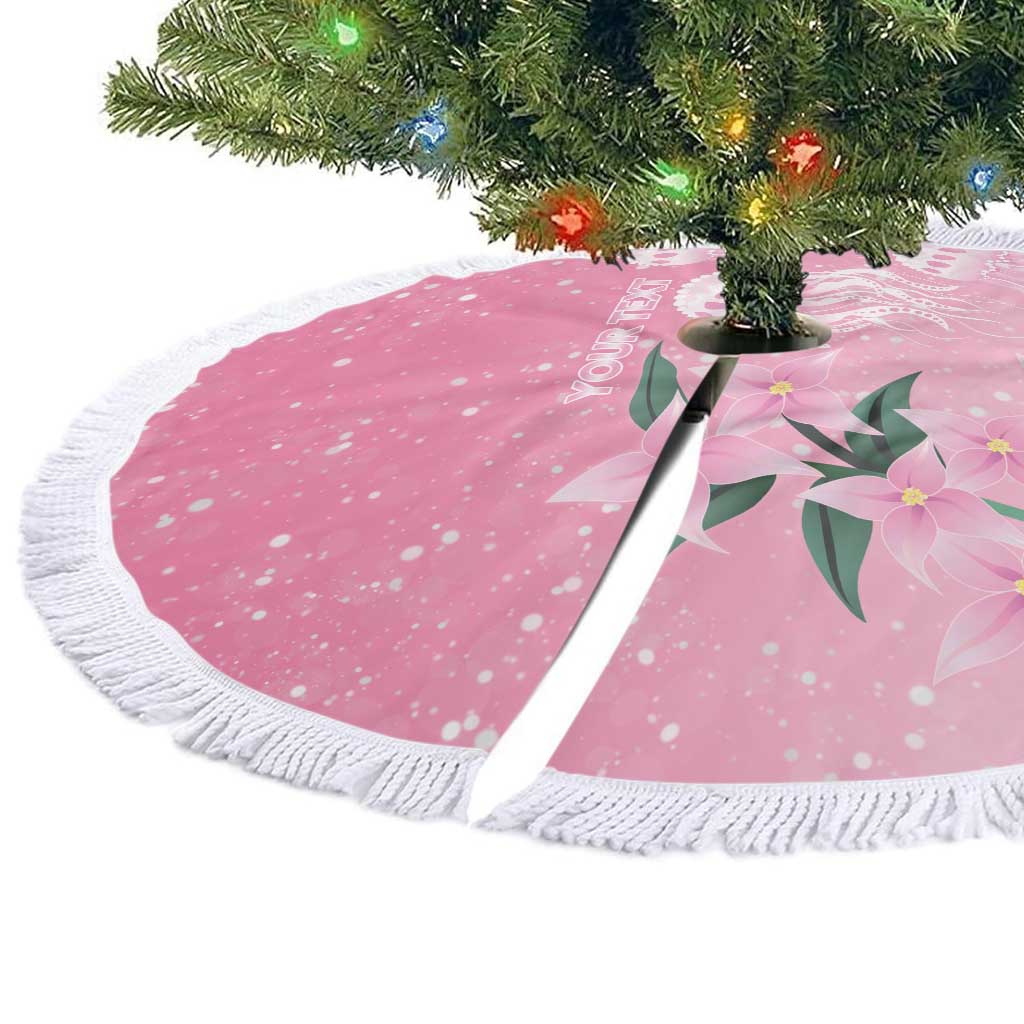 Personalised Pink Boronia of Hope Tree Skirt Australia’s Fight Against Breast Cancer - Aussie Hoodie
