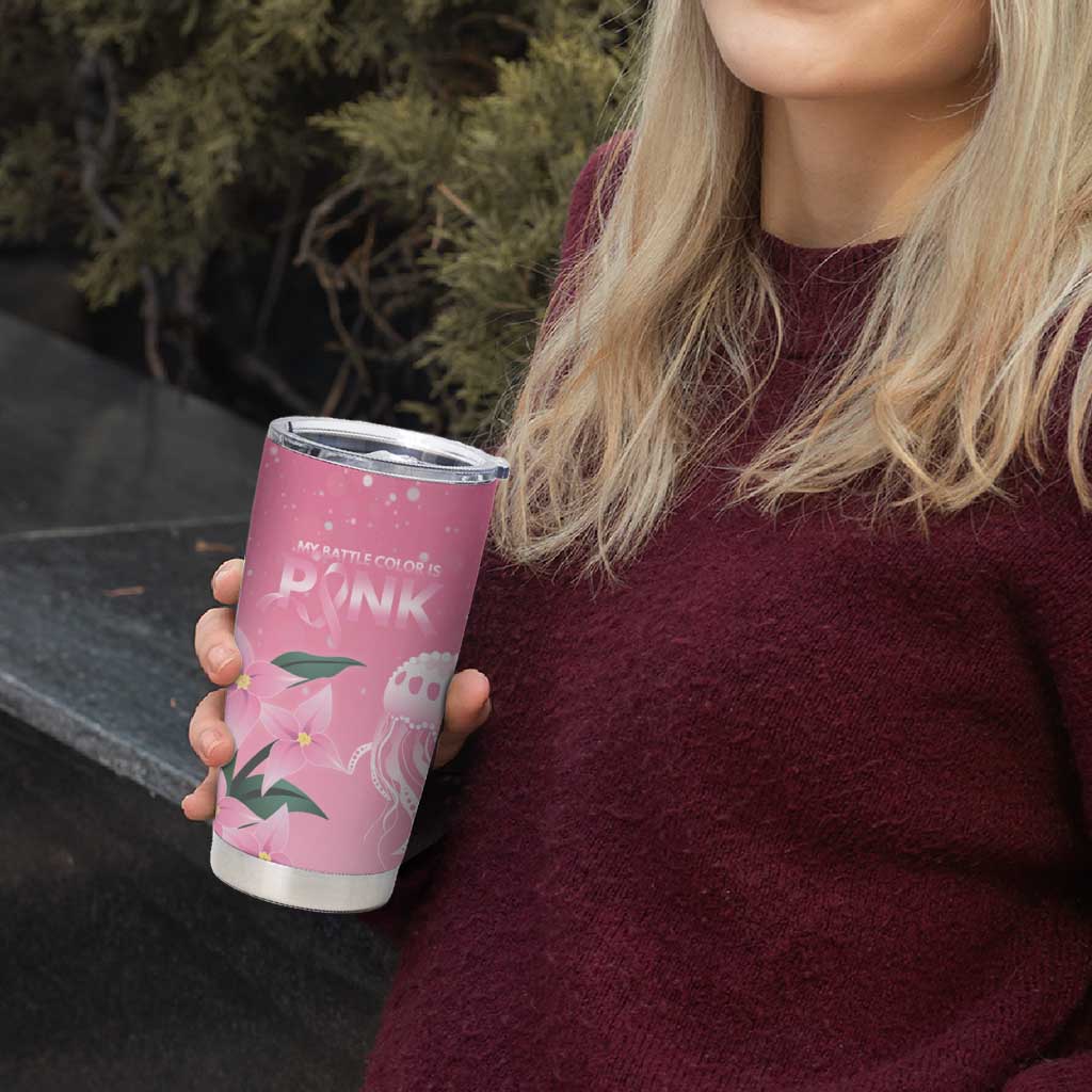 Personalised Pink Boronia of Hope Tumbler Cup Australia’s Fight Against Breast Cancer - Aussie Hoodie