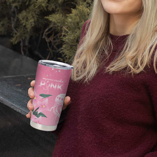 Personalised Pink Boronia of Hope Tumbler Cup Australia’s Fight Against Breast Cancer - Aussie Hoodie