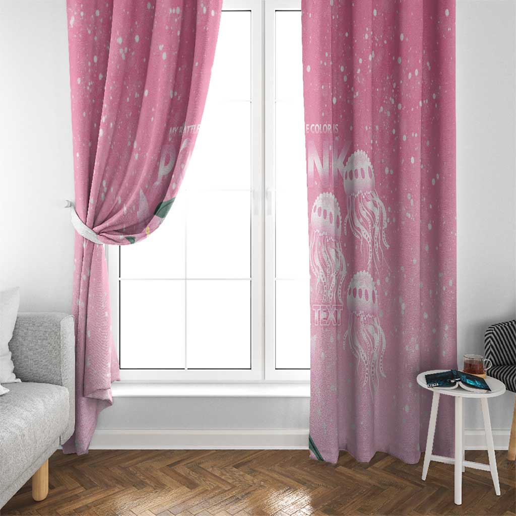 Personalised Pink Boronia of Hope Window Curtain Australia’s Fight Against Breast Cancer - Aussie Hoodie