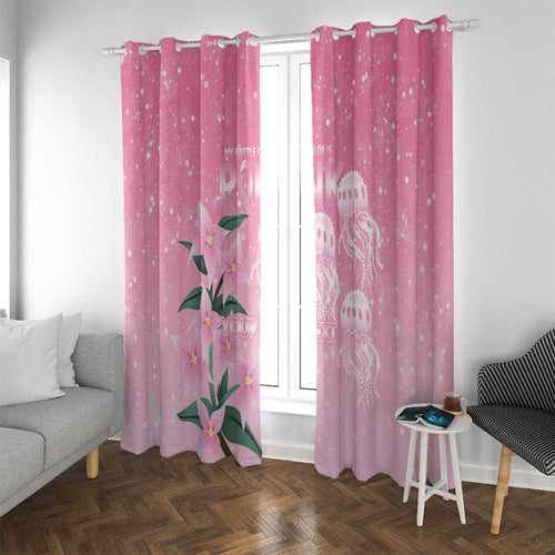 Personalised Pink Boronia of Hope Window Curtain Australia’s Fight Against Breast Cancer - Aussie Hoodie