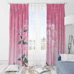 Personalised Pink Boronia of Hope Window Curtain Australia’s Fight Against Breast Cancer - Aussie Hoodie