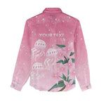 Personalised Pink Boronia of Hope Women Casual Shirt Australia’s Fight Against Breast Cancer - Aussie Hoodie