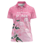 Personalised Pink Boronia of Hope Women Polo Shirt Australia’s Fight Against Breast Cancer - Aussie Hoodie