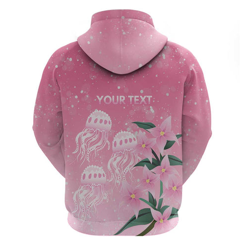 Personalised Pink Boronia of Hope Zip Hoodie Australia’s Fight Against Breast Cancer - Aussie Hoodie