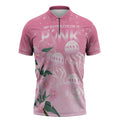Personalised Pink Boronia of Hope Zipper Polo Shirt Australia’s Fight Against Breast Cancer - Aussie Hoodie