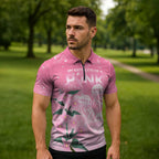 Personalised Pink Boronia of Hope Zipper Polo Shirt Australia’s Fight Against Breast Cancer - Aussie Hoodie
