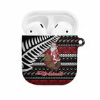 New Zealand Kiwi Santa Christmas AirPods Case He Wairua Kirihimete - Aussie Hoodie