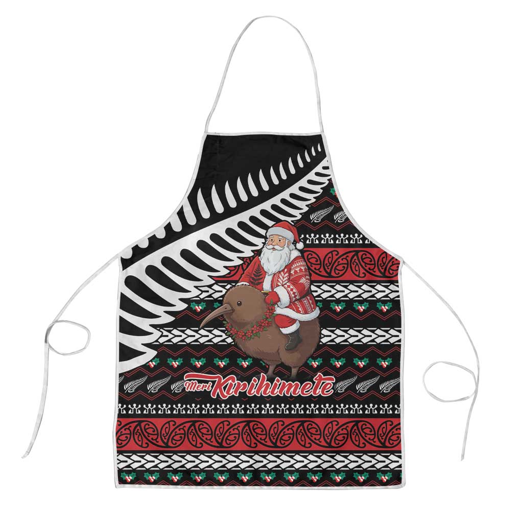 New Zealand Kiwi Santa Christmas Apron He Wairua Kirihimete - Aussie Hoodie