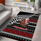 New Zealand Kiwi Santa Christmas Area Rug He Wairua Kirihimete - Aussie Hoodie