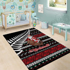 New Zealand Kiwi Santa Christmas Area Rug He Wairua Kirihimete - Aussie Hoodie