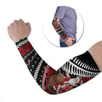 New Zealand Kiwi Santa Christmas Arm Sleeves He Wairua Kirihimete - Aussie Hoodie