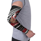 New Zealand Kiwi Santa Christmas Arm Sleeves He Wairua Kirihimete - Aussie Hoodie