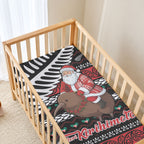 New Zealand Kiwi Santa Christmas Baby Bed Cover He Wairua Kirihimete
