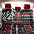 New Zealand Kiwi Santa Christmas Back Car Seat Cover He Wairua Kirihimete - Aussie Hoodie