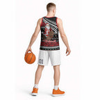 New Zealand Kiwi Santa Christmas Basketball Jersey He Wairua Kirihimete - Aussie Hoodie