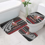 New Zealand Kiwi Santa Christmas Bathroom Set He Wairua Kirihimete - Aussie Hoodie