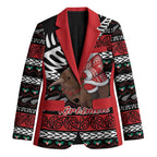New Zealand Kiwi Santa Christmas Blazer He Wairua Kirihimete - Aussie Hoodie