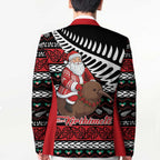 New Zealand Kiwi Santa Christmas Blazer He Wairua Kirihimete - Aussie Hoodie