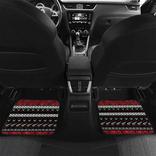 New Zealand Kiwi Santa Christmas Car Mats He Wairua Kirihimete - Aussie Hoodie