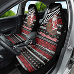 New Zealand Kiwi Santa Christmas Car Seat Cover He Wairua Kirihimete - Aussie Hoodie