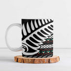 New Zealand Kiwi Santa Christmas Ceramic Mug He Wairua Kirihimete - Aussie Hoodie