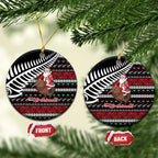 New Zealand Kiwi Santa Christmas Ceramic Ornament He Wairua Kirihimete - Aussie Hoodie