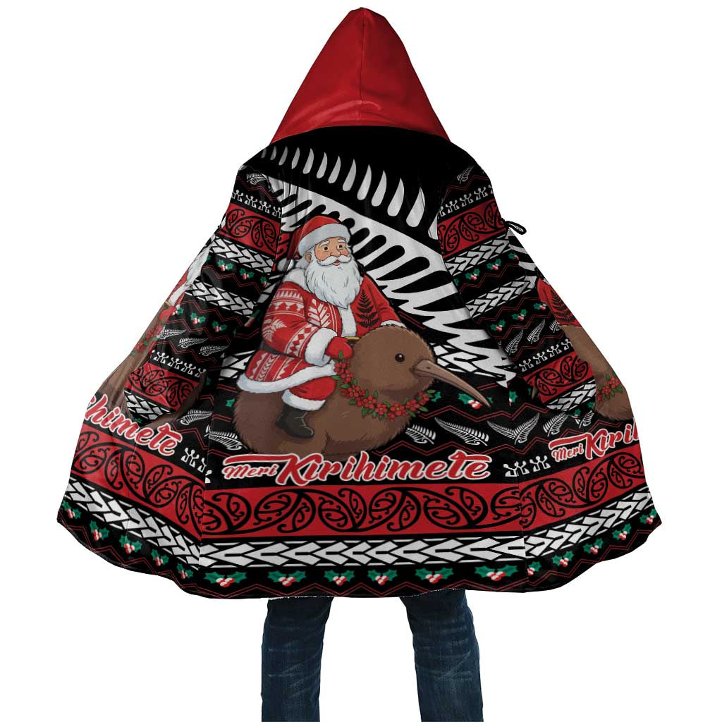 New Zealand Kiwi Santa Christmas Cloak He Wairua Kirihimete - Aussie Hoodie