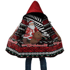 New Zealand Kiwi Santa Christmas Cloak He Wairua Kirihimete - Aussie Hoodie