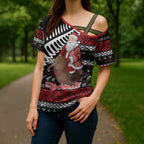 New Zealand Kiwi Santa Christmas Cross Shoulder Shirt He Wairua Kirihimete - Aussie Hoodie