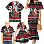 New Zealand Kiwi Santa Christmas Family Matching Mermaid Dress and Hawaiian Shirt He Wairua Kirihimete - Aussie Hoodie