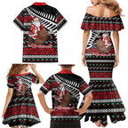 New Zealand Kiwi Santa Christmas Family Matching Mermaid Dress and Hawaiian Shirt He Wairua Kirihimete - Aussie Hoodie
