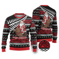 New Zealand Kiwi Santa Christmas Ugly Christmas Sweater He Wairua Kirihimete - Aussie Hoodie