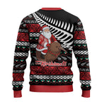 New Zealand Kiwi Santa Christmas Ugly Christmas Sweater He Wairua Kirihimete - Aussie Hoodie
