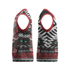New Zealand Kiwi Santa Christmas Knitted V-Neck Vest He Wairua Kirihimete - Aussie Hoodie